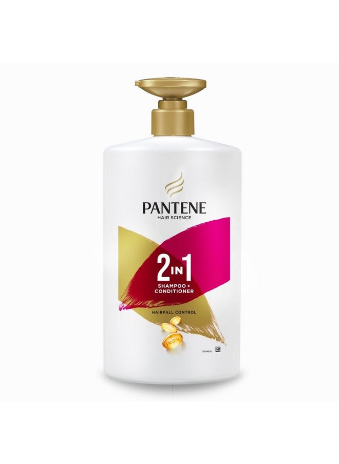 Advanced Hairfall Solution, 2In1 Anti-Hairfall Shampoo & Conditioner For Women, 1L