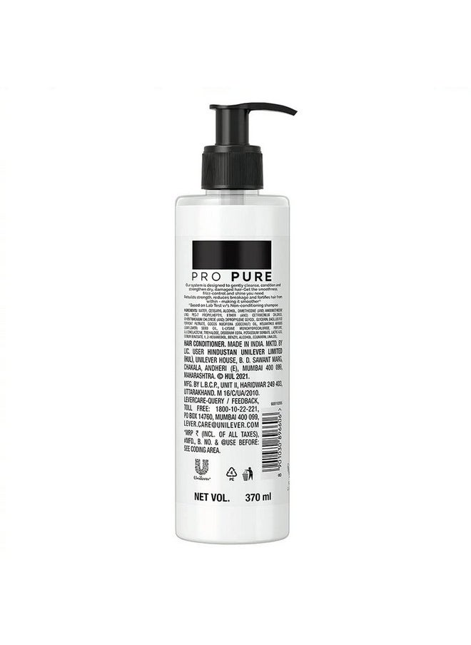 Pro Pure Damage Recovery Conditioner For Damaged Hair, 370 Millilitre With Fermented Rice Water, Sulphate Free & Paraben Free (Jasmine)