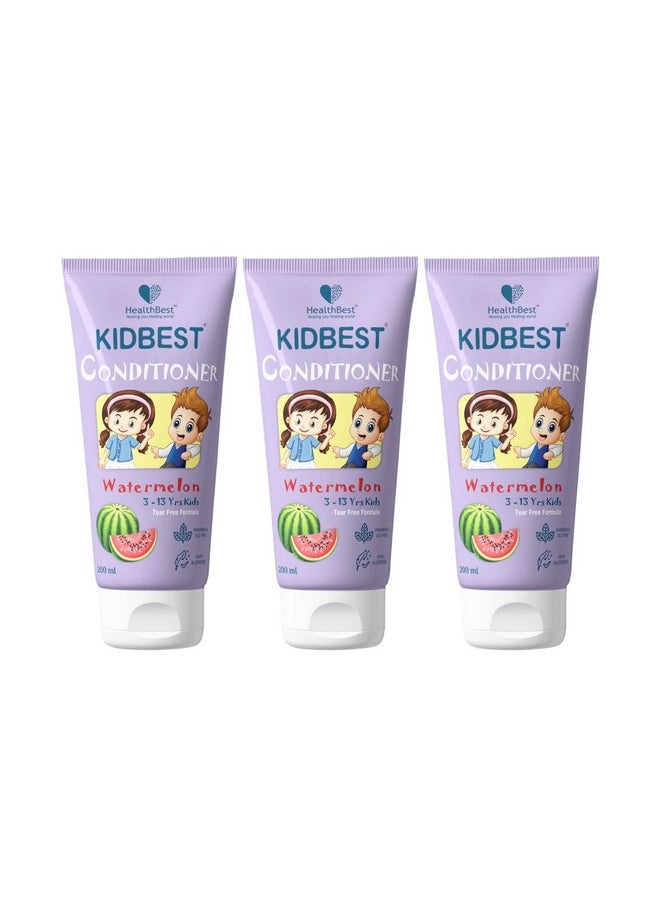 Kidbest Conditioner For 3-13 Years Kids | Each 200Ml (Pack Of 3)