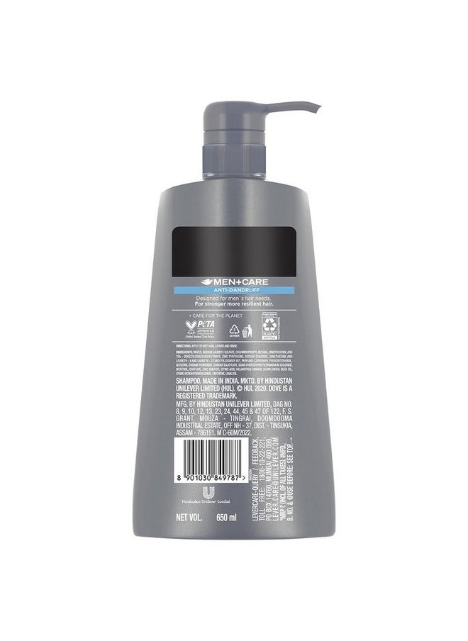 Men+Care Anti Dandruff 2In1 Shampoo+Conditioner, 650 Ml