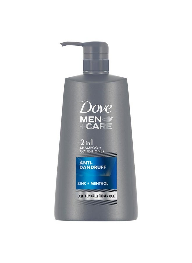 Men+Care Anti Dandruff 2In1 Shampoo+Conditioner, 650 Ml