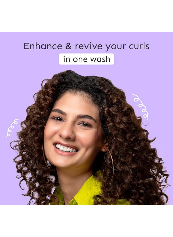 Curl Enhancing Combo Of 3 | Shampoo (300 Ml), Rinse-Out Conditioner (300 Ml) & Leave-In Conditioner (100 Ml) | For Dry, Frizzy, Wavy, Curly, Coily Hair | No Sulphate,Paraben,Silicone