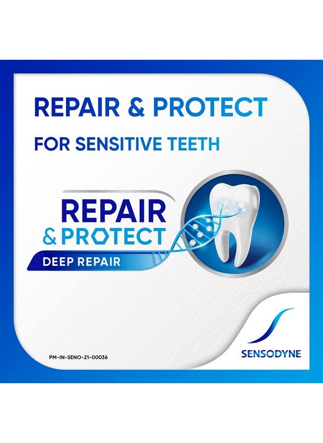 Toothpaste Repair & Protect Combo Pack, Tooth Paste For Deep Repair Of Sensitive Teeth, 140 Gm Multi-Pack (70 Gm X 2)