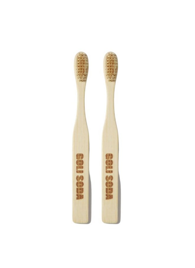 Bamboo Toothbrush For Kids (Pack Of 2)