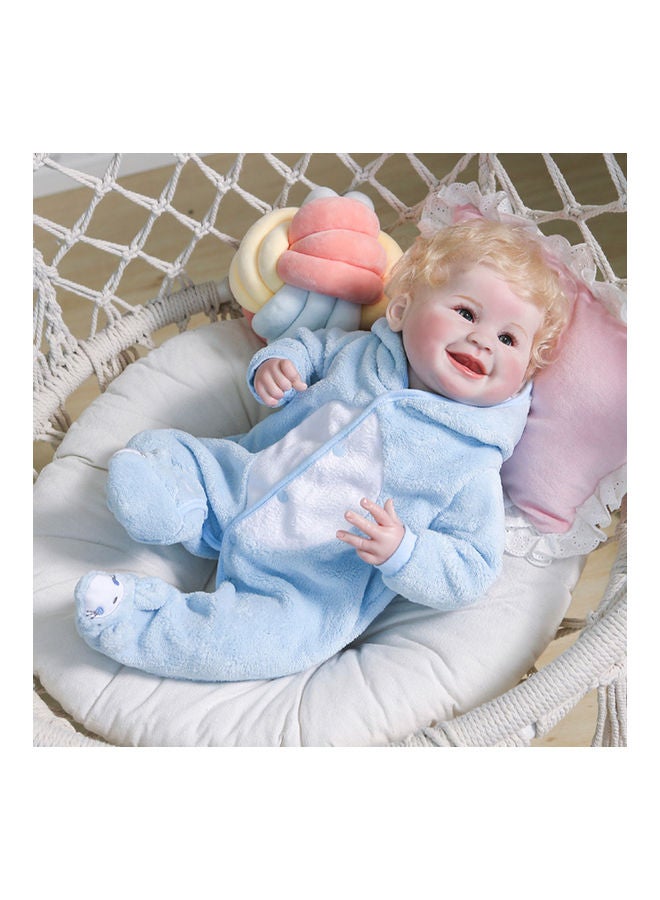 Silicone Baby Doll with Milk Bottle and Pacifier