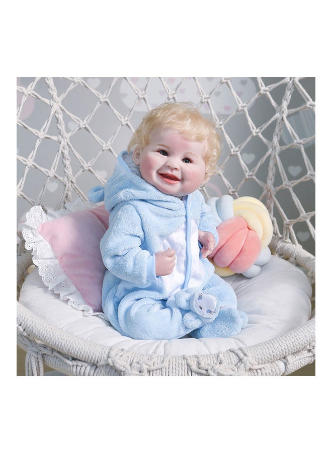 Silicone Baby Doll with Milk Bottle and Pacifier