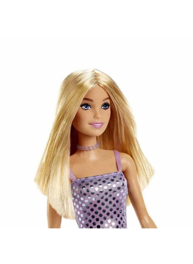 ® Doll, Kids Toys, Blonde Hair, Lavender Metallic Mini Dress, Trendy Clothes And Accessories, Gifts For Kids