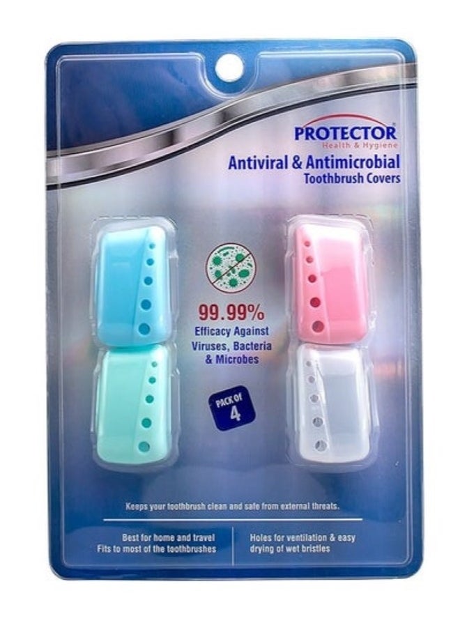 Antiviral & Antimicrobial Toothbrush Covers