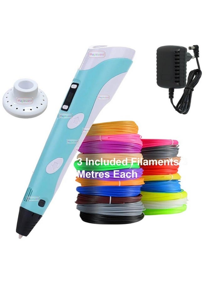 Imagine & Innovate 3D Pen With Lcd Display With Filament Adventure【With Adaptor】【Pack Of 1】