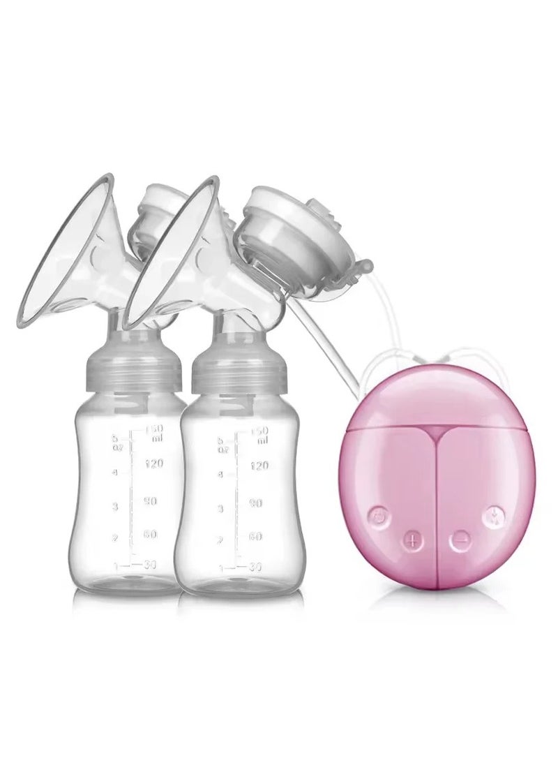 Electric Breast Pump Bilateral Breast Pump USB Powered Baby Milk Bottle Powerful Suction Breastfeeding Accessories