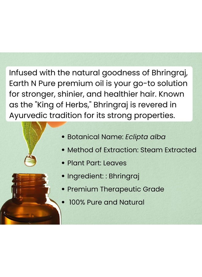 Bhringraj Oil Natural & Therapeutic Grade For Hair Growth - Pack Of 2 | 50 Ml