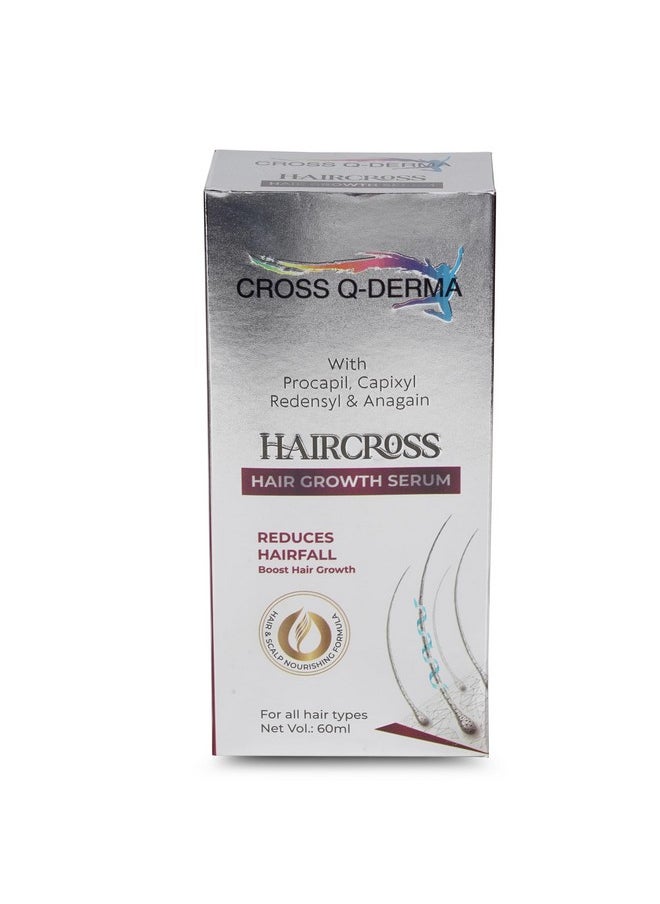 Hair Cross Serum For Hair Loss | Hair Follicle Stimulating Formula (60 Ml)