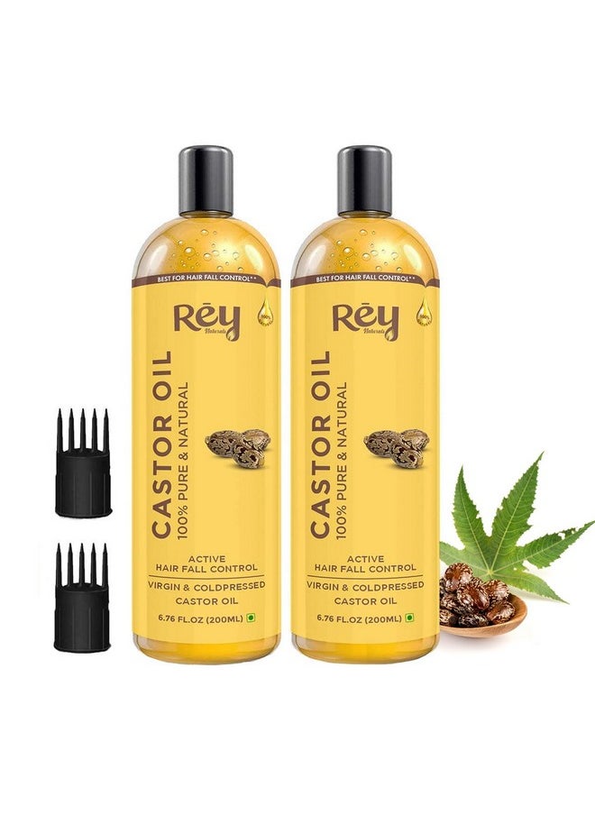 Cold Pressed Castor Oil For Hair Growth | Castor Oil For Skin | Castor Oil Cold Pressed | Arandi Ka Tel Original | Castor Oil For Face | Castor Oil For Eyelashes & Eyebrow Growth - 200 Ml