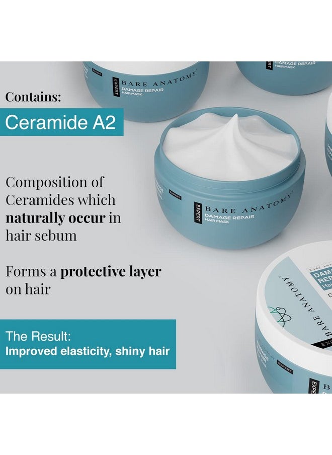 Damage Repair Hair Mask | 3X Strengthening Powered By Ceramide A2 & Coconut Milk Protein | Smoothening Hair | Hair Mask For Dry & Frizzy Hair | Sulphate & Paraben Free | Women & Men,250G