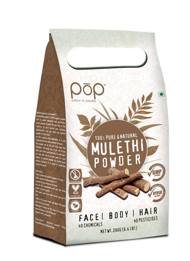 Mulethi Powder For Hair Growth And Conditioning 200 Grams