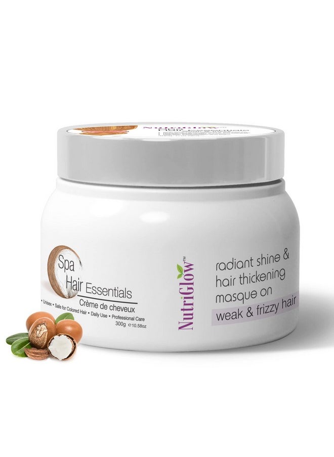 Hair Spa Cream With Volumizing & Shine Lock Formula For Weak & Frizzy Hair, 300G, Almond, 1 Count