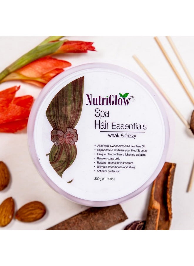 Hair Spa Cream With Volumizing & Shine Lock Formula For Weak & Frizzy Hair, 300G, Almond, 1 Count