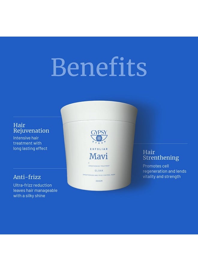 Mavi Hair Mask For Smoothening And Frizz Control | Repairs Damaged Hair And Boosts Hair Growth | Cloak - 300G