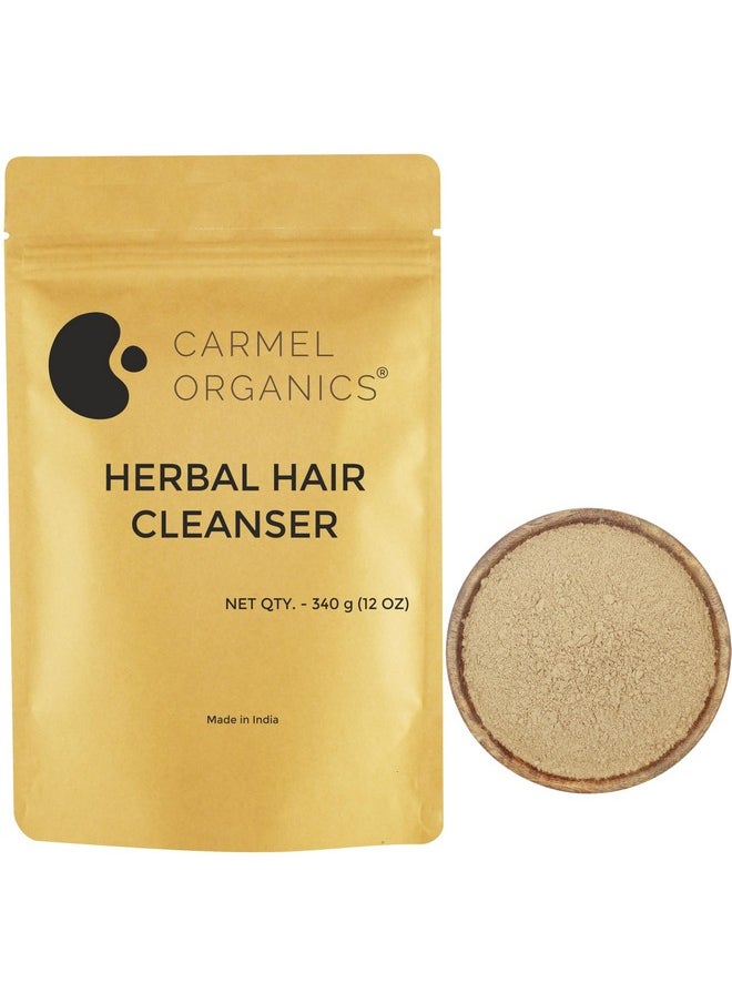 Herbal Hair Cleanser Powder 340 Grams Blend Of Soapnut,Shikakai,Amla & Aloevera Powder | Nourishes The Scalp And Hair With Essential Nutrients | Natural |