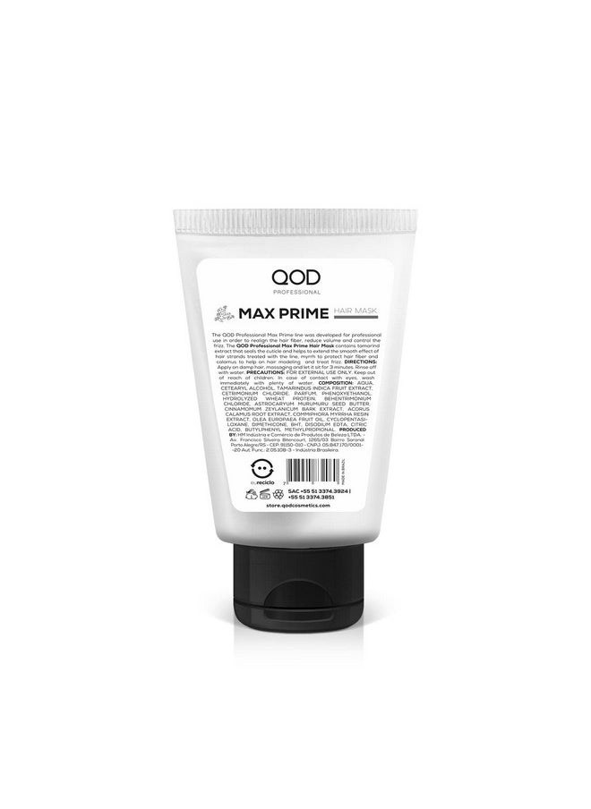 Professional Max Prime After Treatment Hair Mask - 60Ml | Sulphate Free | Sodium Chloride Free