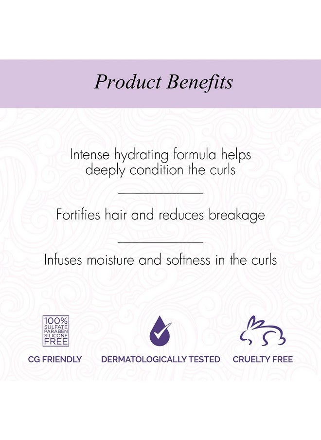 Intense Hydrating Hair Mask - Deep Conditioner For Curly Hair - Sulphate Paraben & Silicone Free (200 Gram, Fresh)