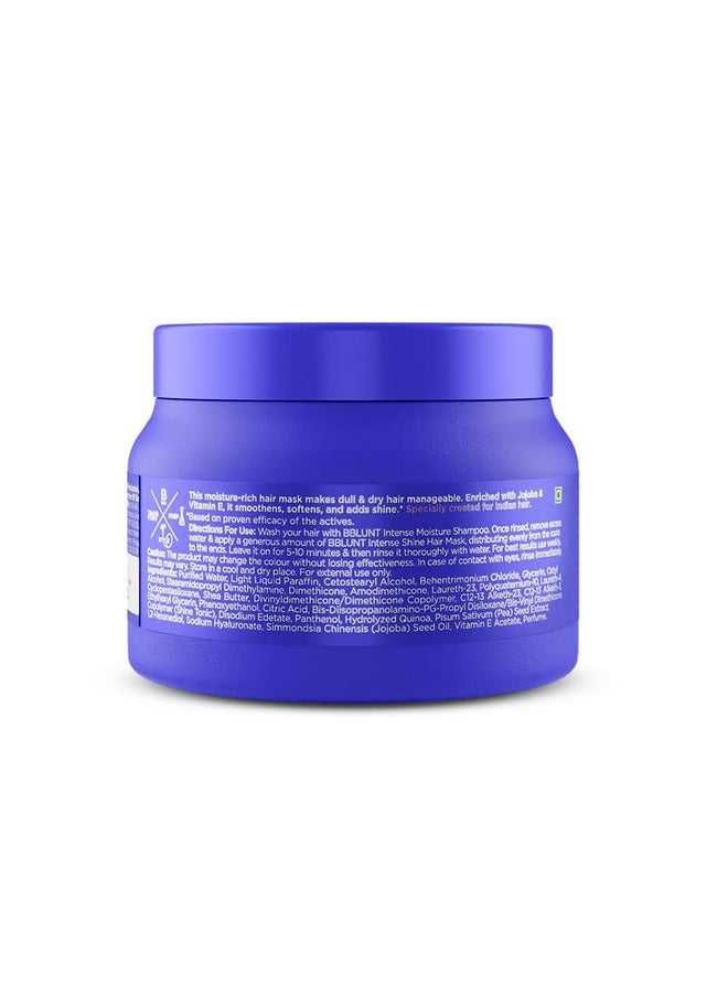 Intense Moisture Hair Mask With Jojoba Oil & Vitamin E For Nourished & Shiny Hair - 250 G