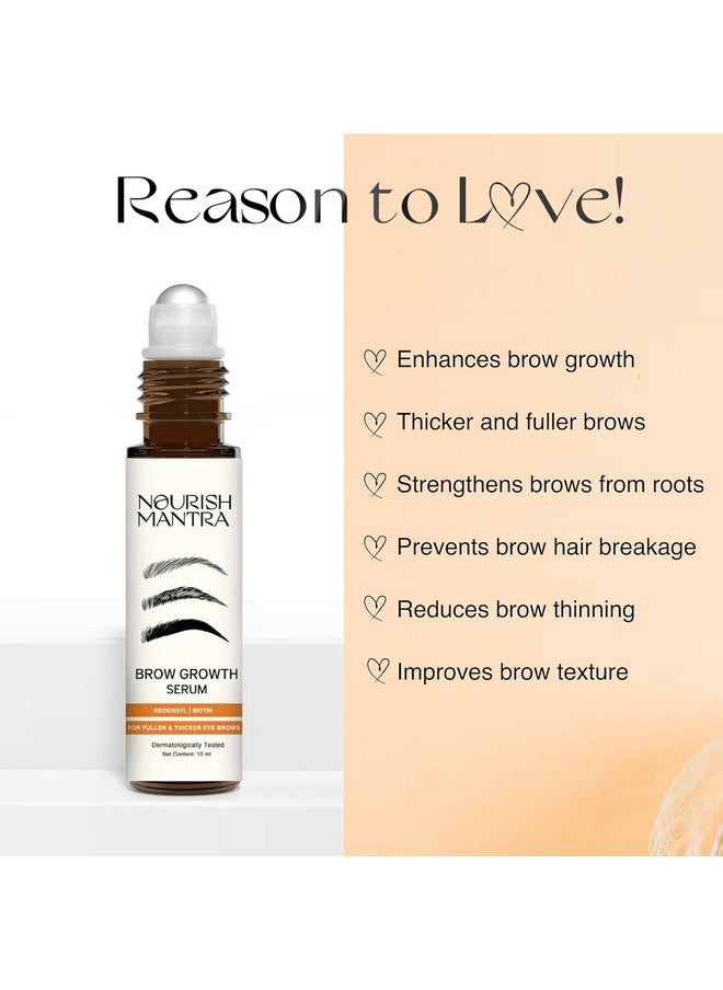 ’S Brow Growth Serum (10Ml) / Formulated With Redensyl, Biotin, Peptides & Amino Acids/For Brow Growth And Thickness/