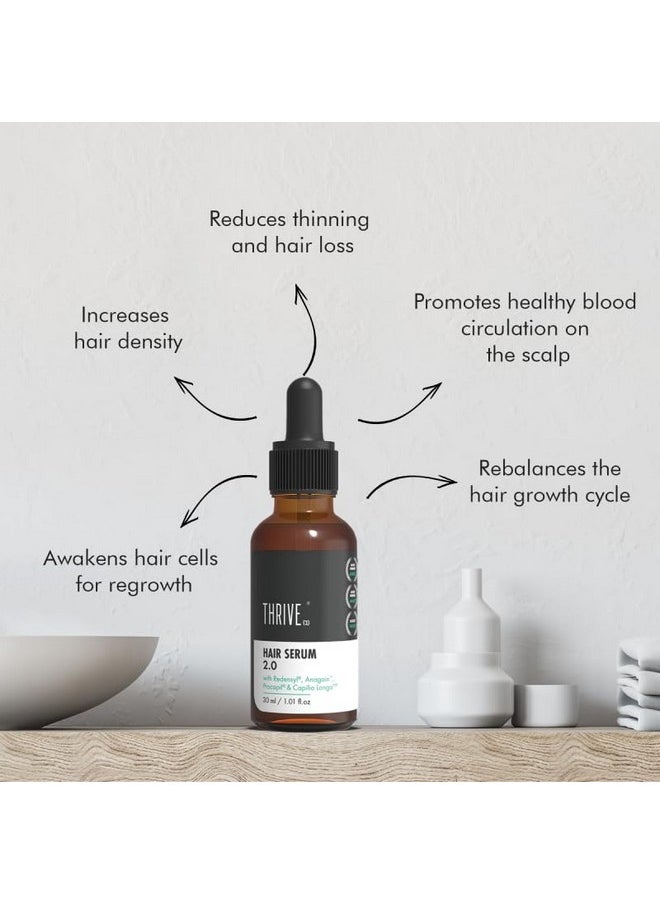 Hair Growth Serum 2.0 For Hair Growth & Hair Fall Control | With Redensyl + Anagain + Rosemary + Procapil + Capilia Longa | For Men & Women | 30Ml
