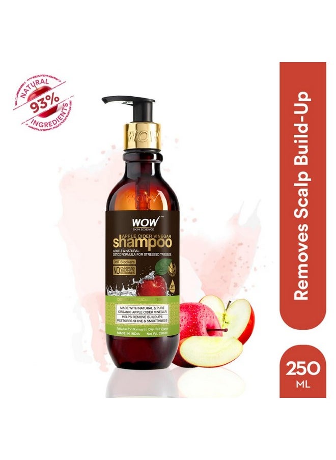 Apple Cider Vinegar Shampoo - Restores Shine & Smoothness - No Parabens, Sulphates & Silicones - 250Ml