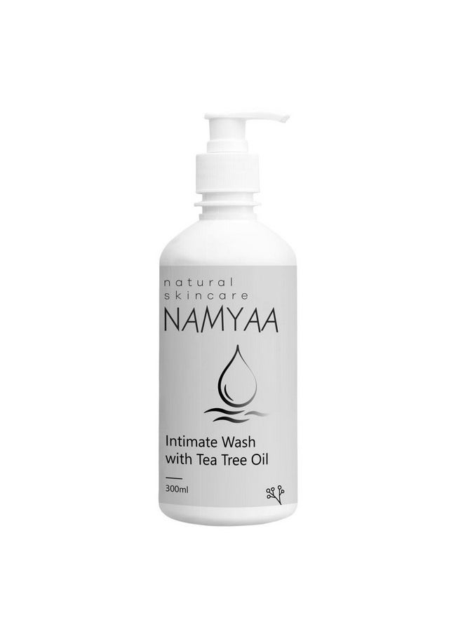 Natural Intimate Wash With Tea Tree Oil | Ph Balanced | Prevents Dryness, Bad Smell, Itching, Rashes & Irritation | Paraben Free | 300Ml