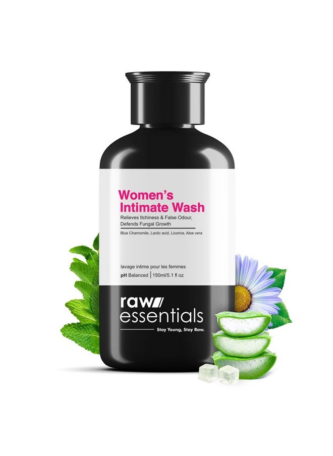 Intimate Wash For Women 150 Ml - For Gentle Intimate Hygiene | Removes Odour | Lightens Inner Thighs | Balances Ph Level | Sls & Paraben Free | Natural Active Ingredients