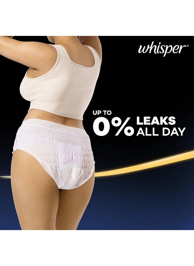 Super Absorbent Period Panty, 12 M-L Pants, 360 Degree Leakage Protection For Heavy Flow, Panty Like Fit For Full Back Coverage, Absorbs Heavy Gushes, Silky Soft, Comfortable Feel