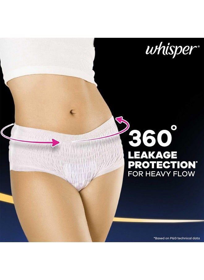 Super Absorbent Period Panty, 12 M-L Pants, 360 Degree Leakage Protection For Heavy Flow, Panty Like Fit For Full Back Coverage, Absorbs Heavy Gushes, Silky Soft, Comfortable Feel