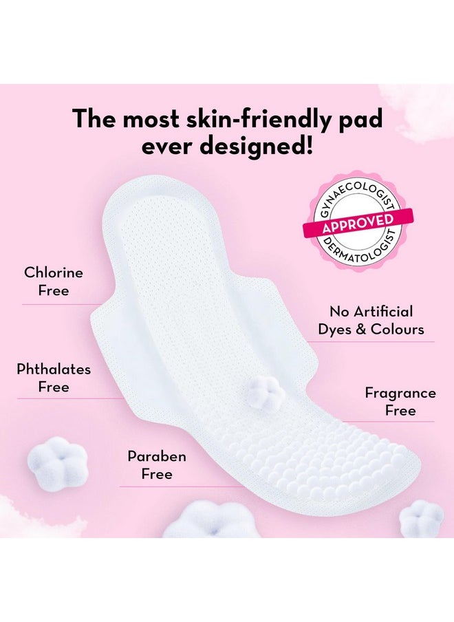 Ultra-Thin Sanitary Pads For Women, 42 Pcs | Super Saver Pack | 24 L (Light Flow), 18 Xl (Medium Flow), 4 Panty Liners | 100% Rash-Free | Pure U.S. Cotton Pads | Affordable Sanitary Napkins
