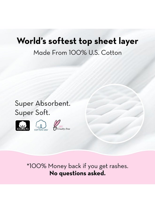 Ultra-Thin Sanitary Pads For Women, 42 Pcs | Super Saver Pack | 24 L (Light Flow), 18 Xl (Medium Flow), 4 Panty Liners | 100% Rash-Free | Pure U.S. Cotton Pads | Affordable Sanitary Napkins