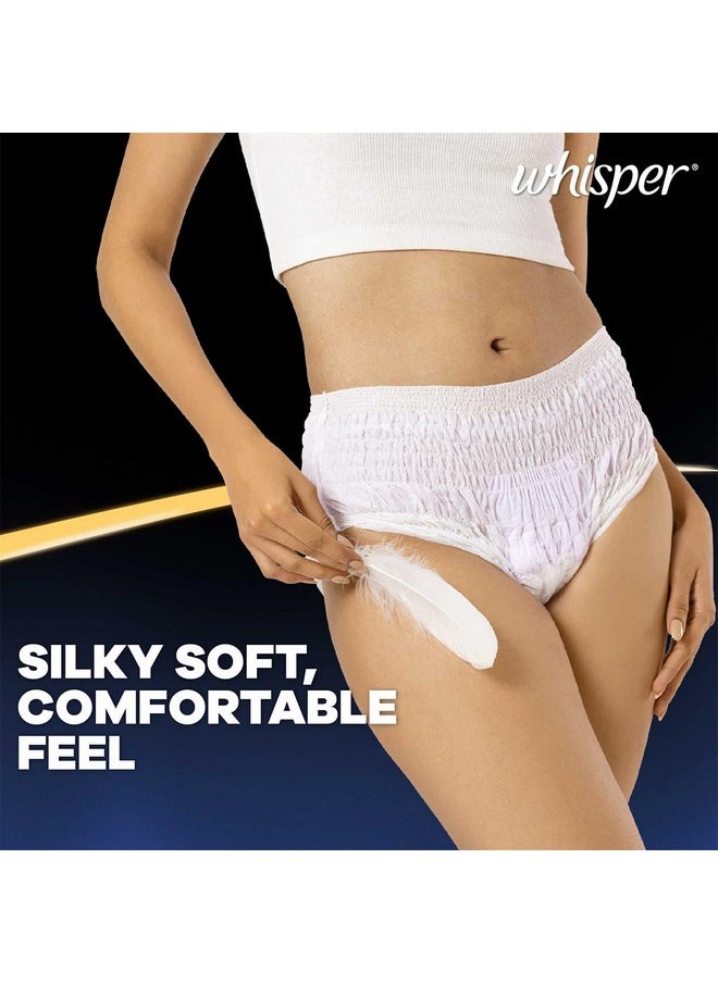 Super Absorbent Period Panty, 12 L-Xl Pants, 360 Degree Leakage Protection For Heavy Flow, Panty Like Fit For Full Back Coverage, Absorbs Heavy Gushes, Silky Soft, Comfortable Feel