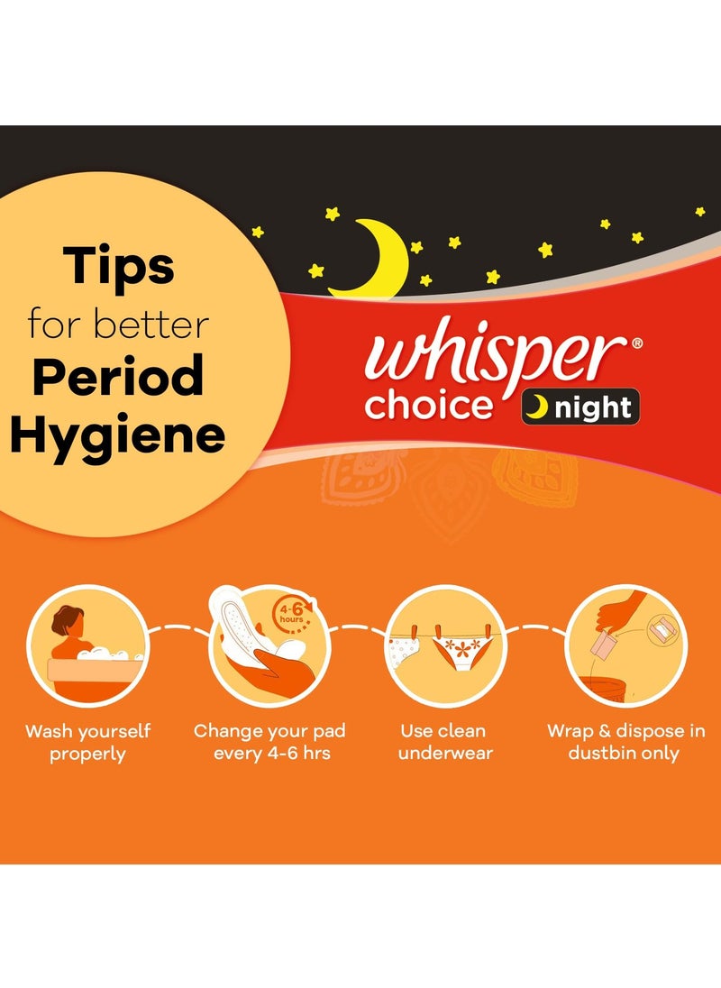 Whisper Ultra Overnight Sanitary Pad For Women With Wings - XXl, 40 Pads