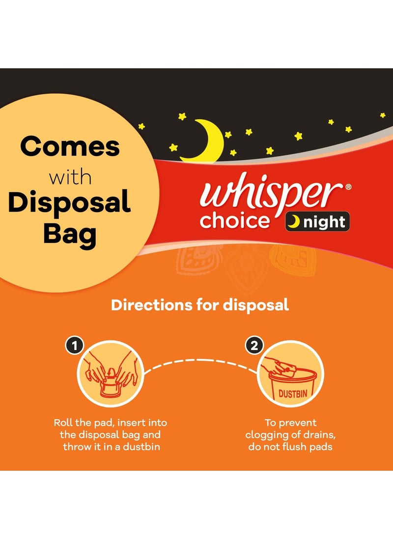 Whisper Ultra Overnight Sanitary Pad For Women With Wings - XXl, 40 Pads