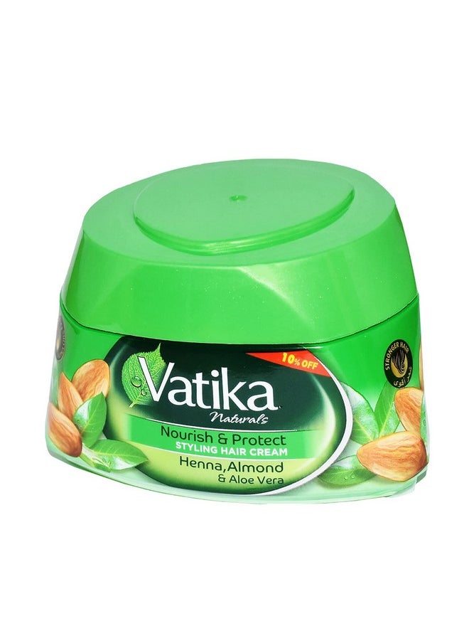 Dabur Vatika 140Ml Nourish & Protect Styling Hair Cream Henna Almond Aloe Vera 132