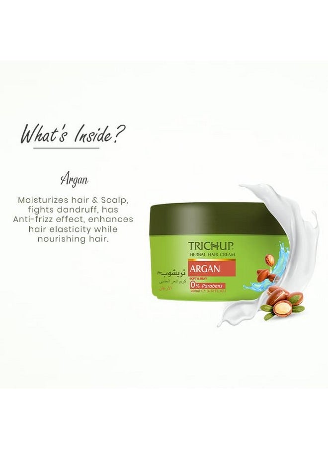 Argan Herbal Hair Cream - Increases Shine, Volume & Strength 200Ml