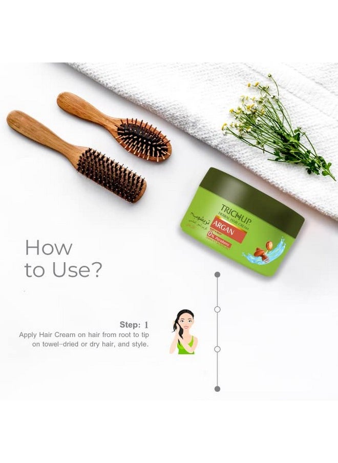 Argan Herbal Hair Cream - Increases Shine, Volume & Strength 200Ml