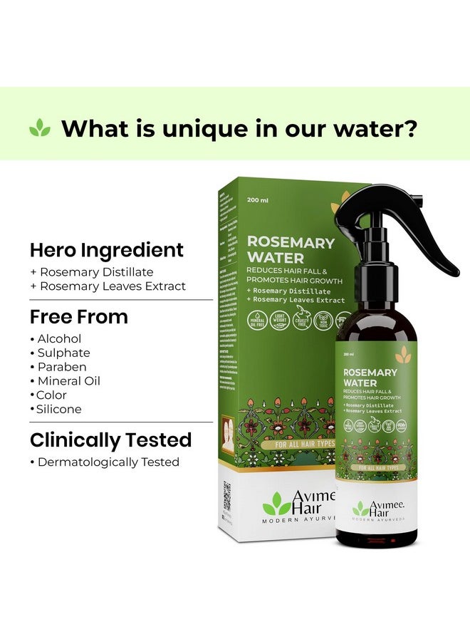 Rosemary Super Saver Combo For Hair Growth & Hair Fall | Rosemary Water (200Ml) | Rosemary Oil (100Ml) | Super Saver Combo