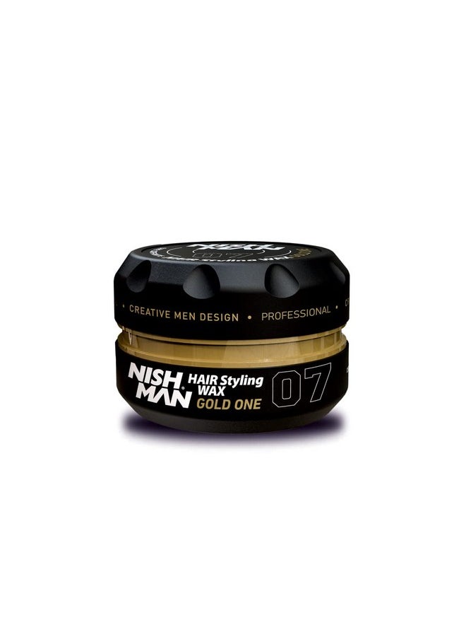 Hair Styling Hair Wax Gold One: Gloss Finish | Shine Hair Style | Re-Stylable Wax For Men (100G/100Ml)