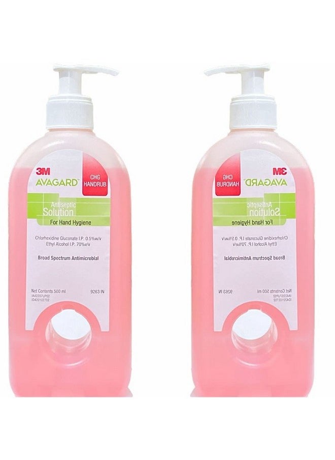 Avagard 500Ml-Chg Handrub-Pink(Pack Of 2 Piece)