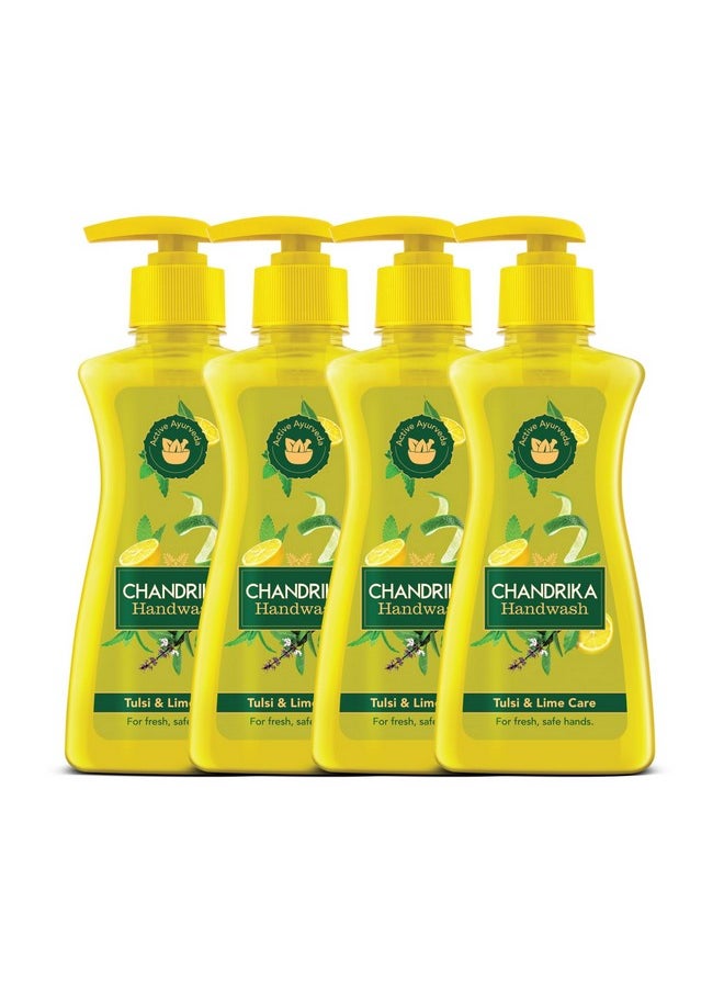 Handwash Tulsi & Lime 200Ml (Pack Of 4)