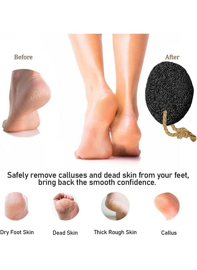 Naturale Natural Earth Lava Pumice Stone Foot & Elbow Pumice | Premium Scrubber Callus Remover For Feet Hands & Body | Perfect Pedicure Beauty Tools For Exfoliation To Remove Dead Skin - 104G