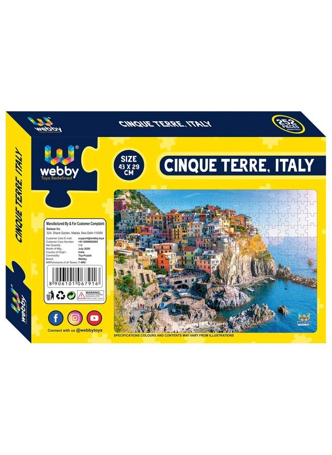 Cinque Terre, Italy, Jigsaw Puzzle, 252 Pieces