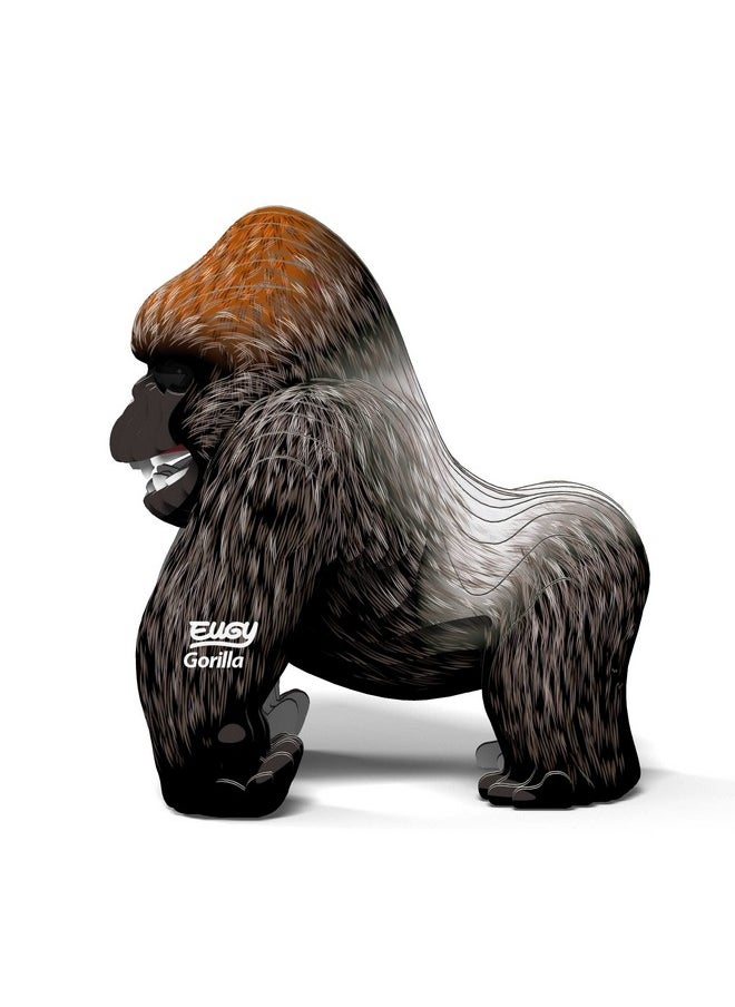 Gorilla 3D Puzzle, 32 Piece Eco-Friendly Educational Toy Puzzles For Boys, Girls & Kids Ages 6+