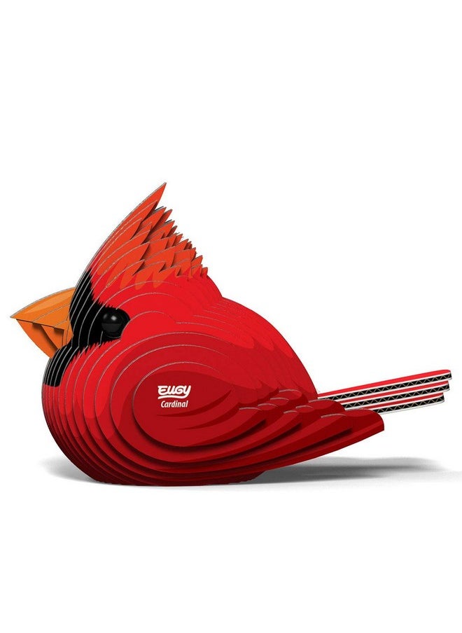 Cardinal 3D Puzzle, 27 Piece Eco-Friendly Educational Toy Puzzles For Boys, Girls & Kids Ages 6+