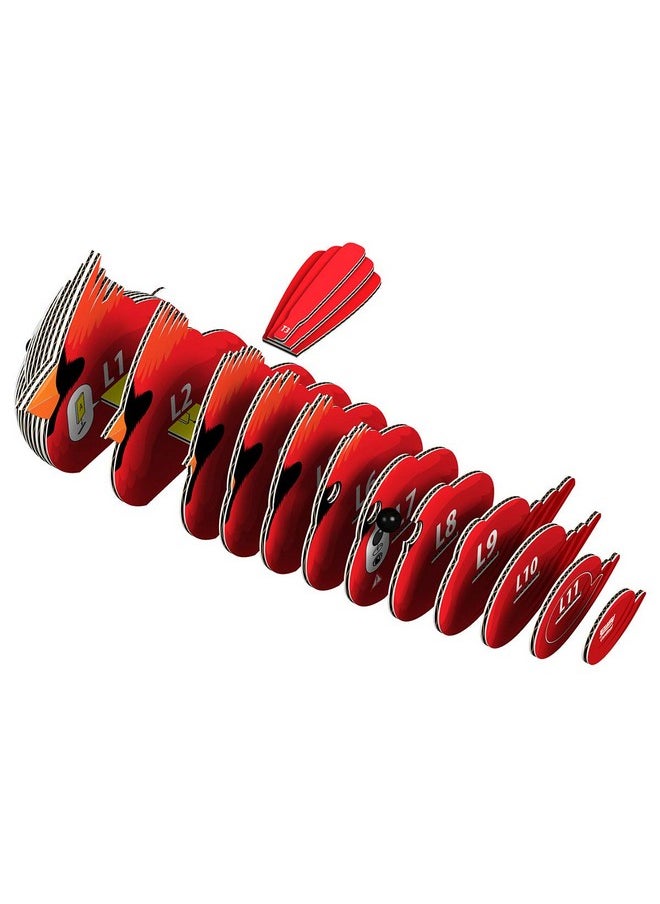 Cardinal 3D Puzzle, 27 Piece Eco-Friendly Educational Toy Puzzles For Boys, Girls & Kids Ages 6+